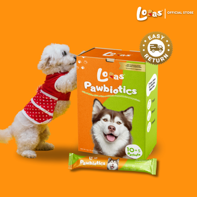 LORAS PAWBIOTICS - 5 Billion CFU – Dog Probiotics for Gut Health & Digestion– All Breeds | 1Box