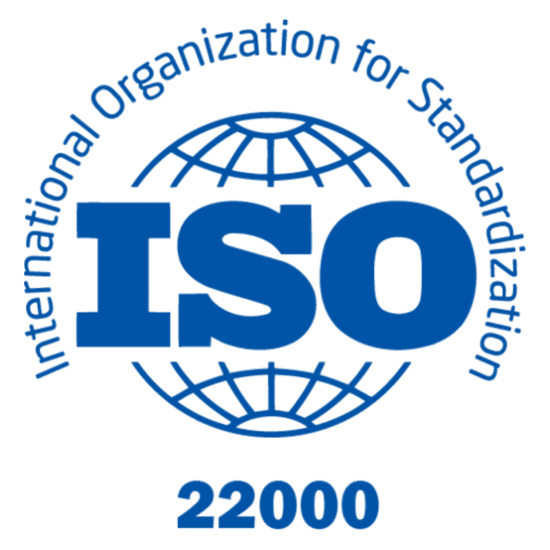 ISO 22000 Certified